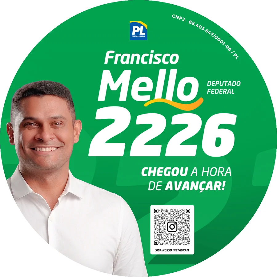 Botón da campanha Francisco Mello 2226